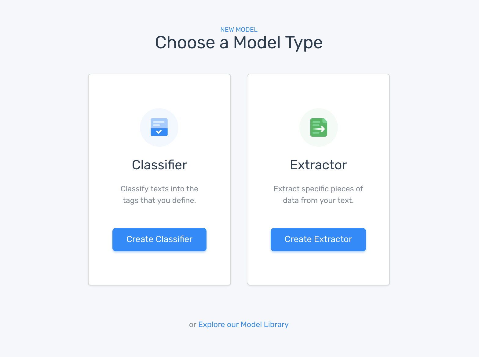 Creating a Model on MonkeyLearn