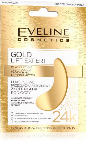 EVELINE GOLD LIFT EXPERT intenzív ránctalanító szem alatti tapasz 1 pár