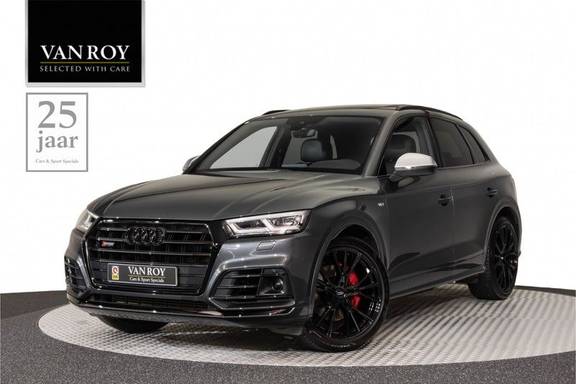 Audi SQ5 3.0 TFSI 354pk Quattro Black Edition Panoramadak Luchtvering Valconaleder+Memory B&O Matrix-Dynamisch Keyless Navi-High ACC DriveSelect  21"Performance Camera Pdc