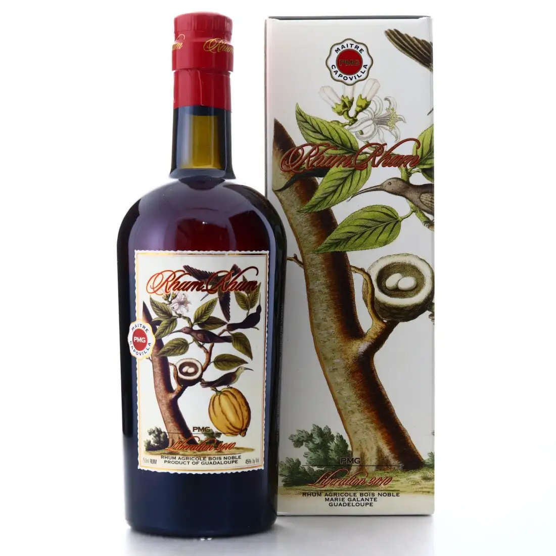Image of the front of the bottle of the rum Rhum Rhum Libération 2010 US Import