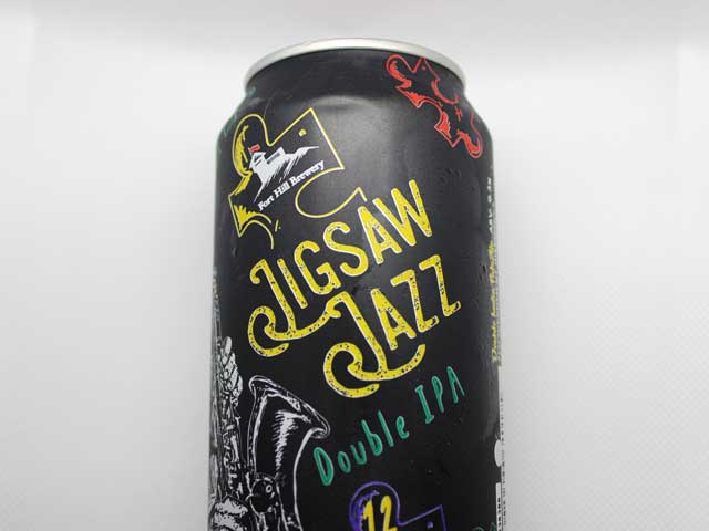 Jigsaw Jazz, a Double IPA brewed by Fort Hill Brewery