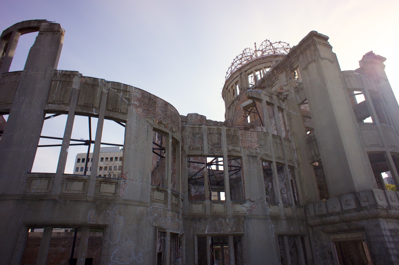 Atomic Bomb Dome, one of the few buildings left standing in August 1945