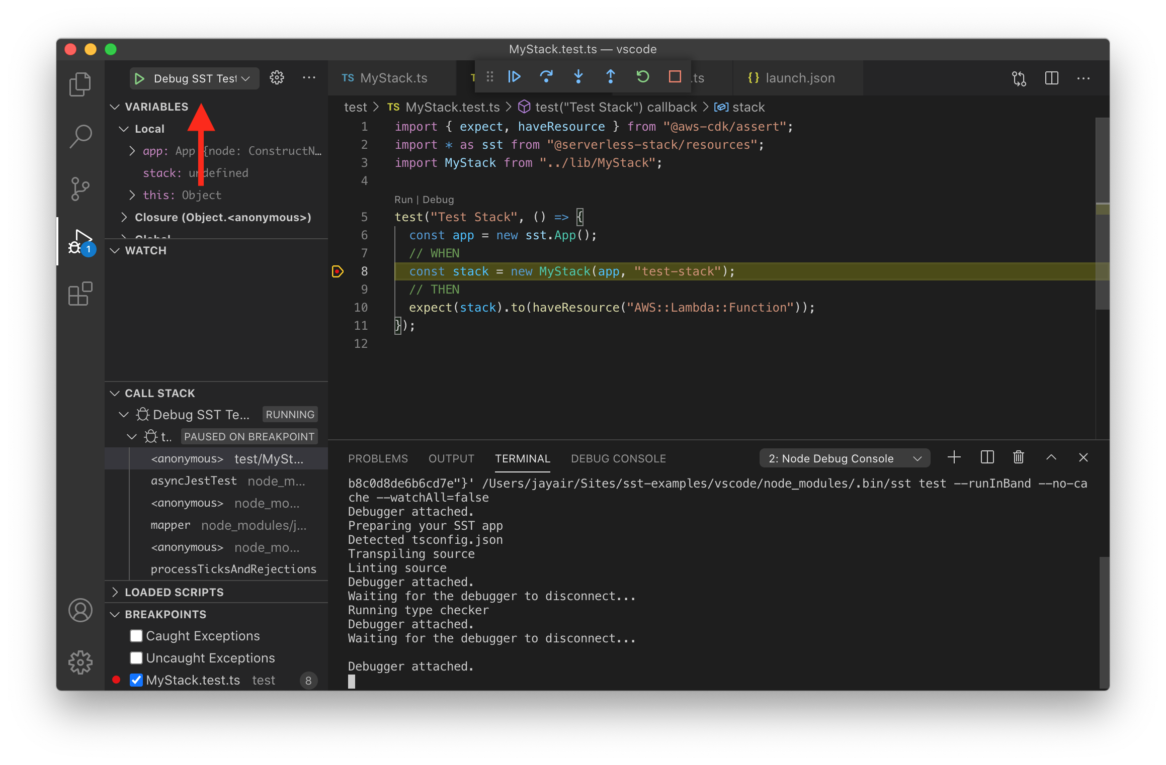 visual studio code debug serverless visual studio code debug serverless