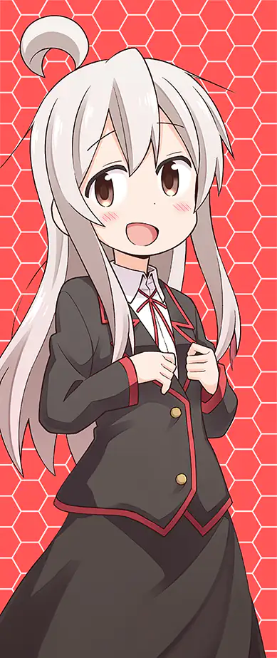 Mahiro is ready for school