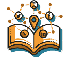 Illustration for social media management