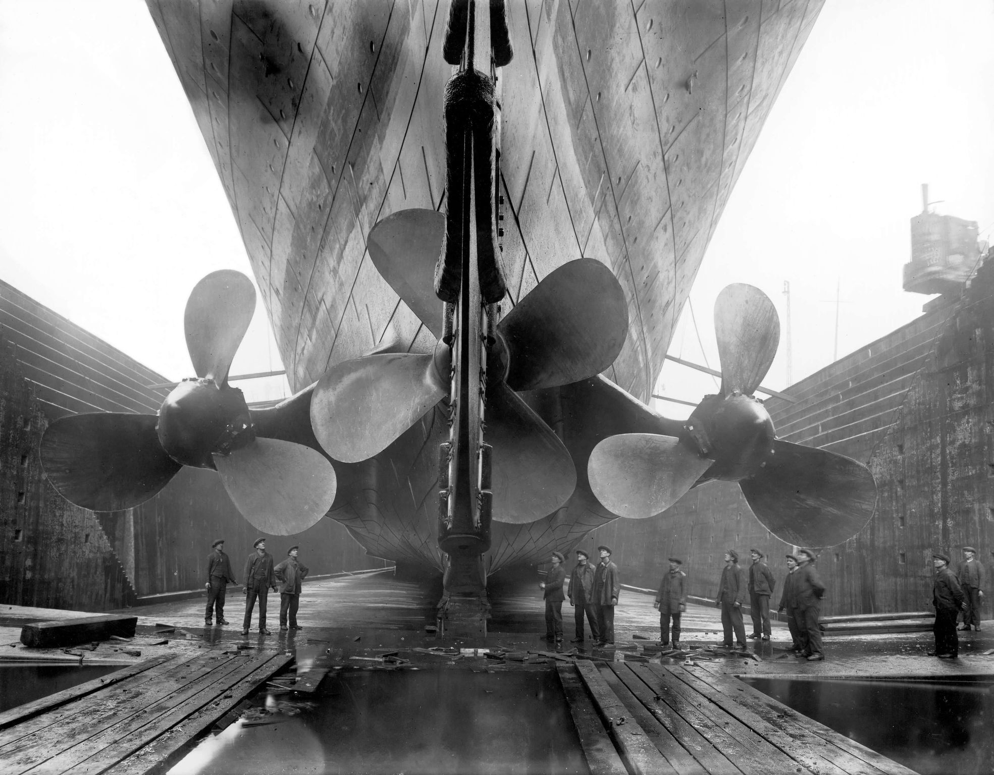 Титаник в сухом доке Harland & Wolff Shipyard. Источник: ru.wikipedia.org