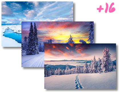 Snowy Landscapes theme pack