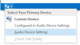 how to test skype for business audio