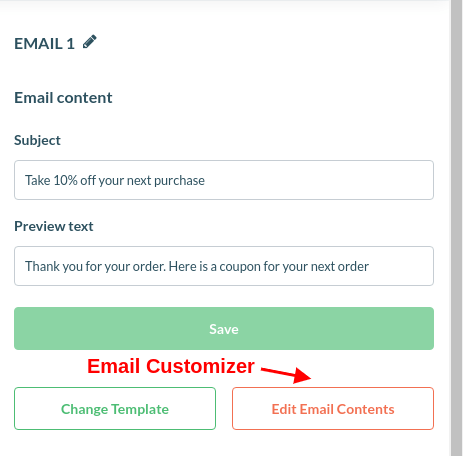 Email customizer