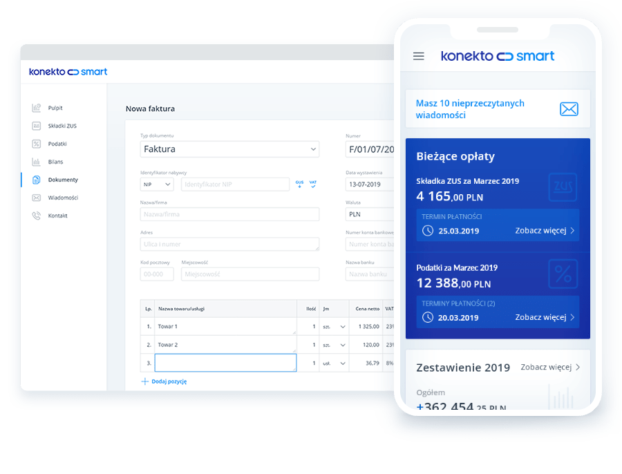 Panel KonektoSmart