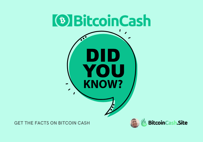 Did you Know? Get the Facts on Bitcoin Cash!