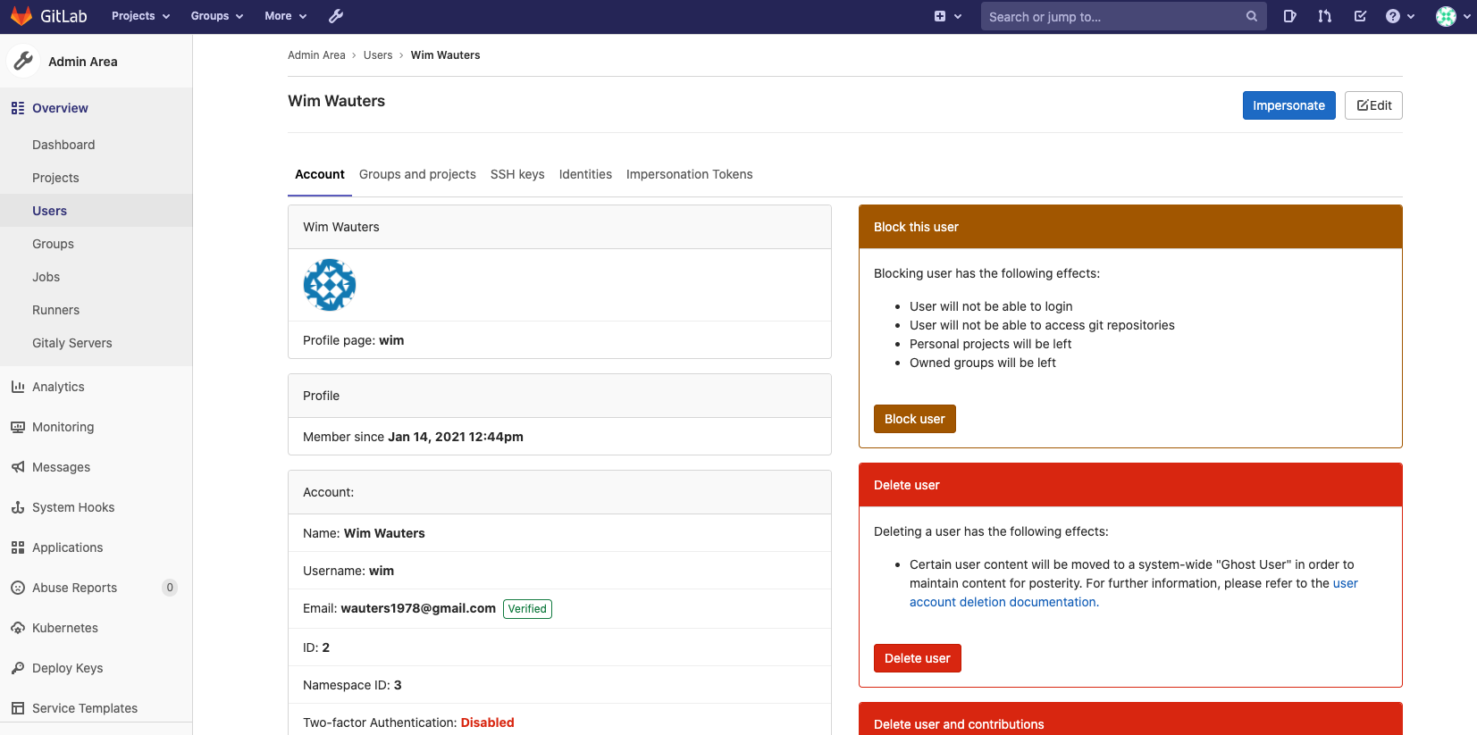how to install gitlab server from awx