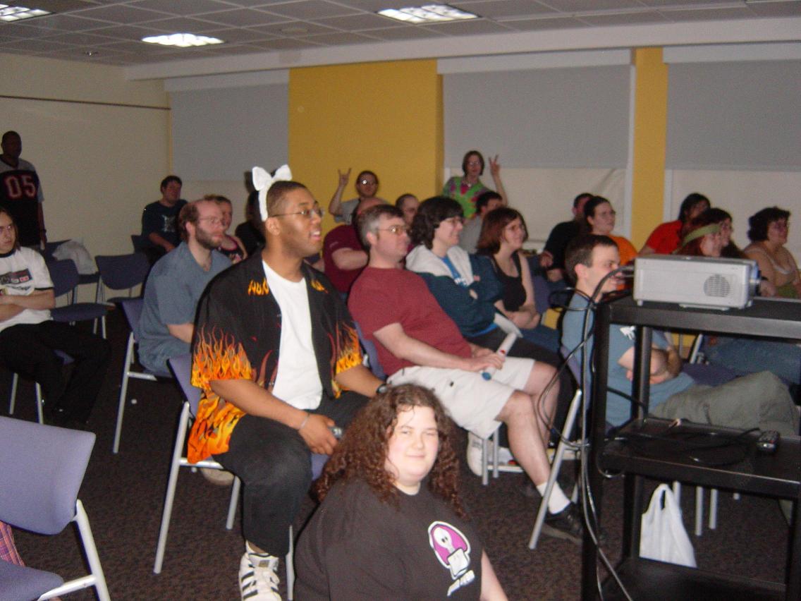 Animarathon II Screening in a Bowen Thompson Student Union Conferance Room.
