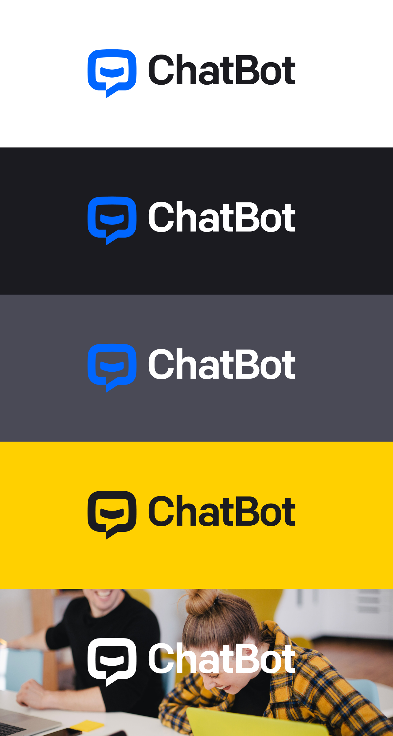 ChatBot logo background usage