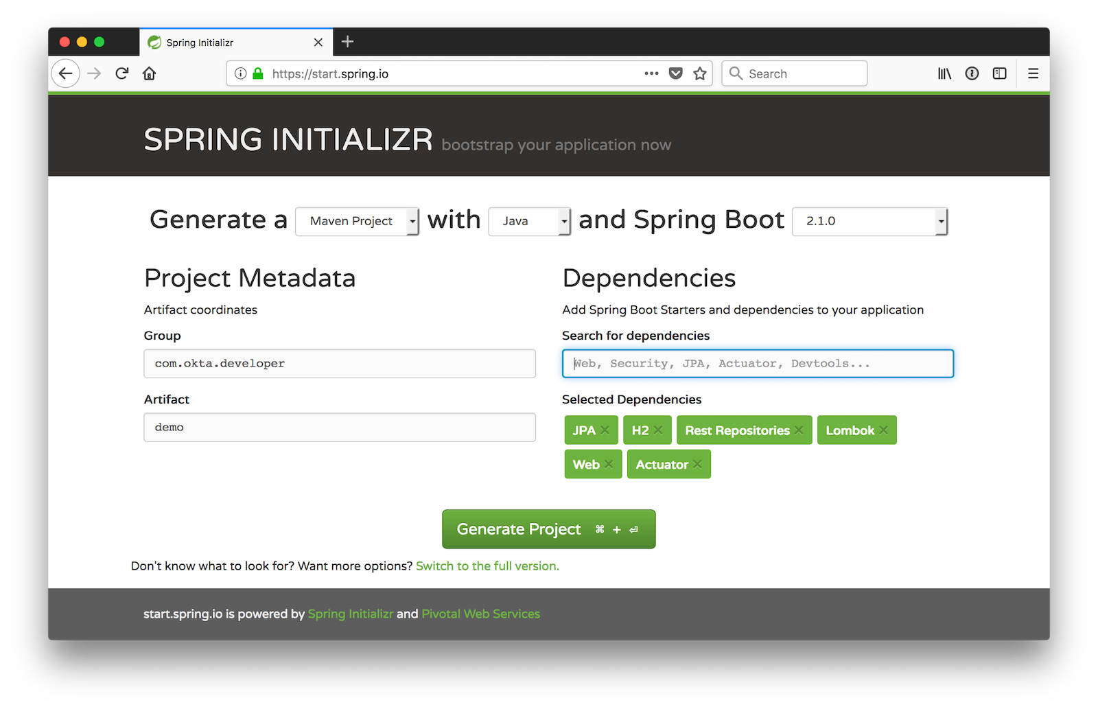 starters spring boot