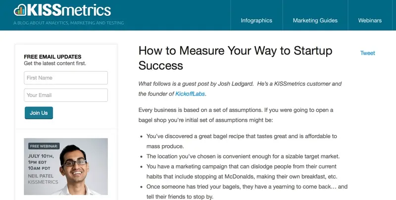 How to measure your way to startup success. 