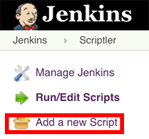 Add Scriptler Script