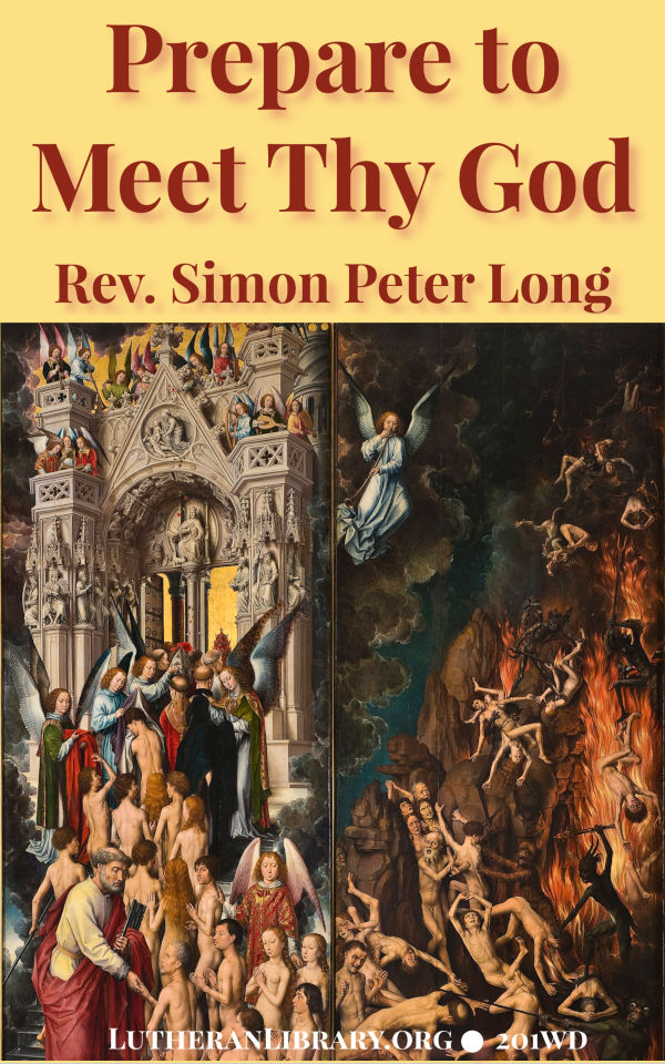 Prepare to Meet Thy God by Simon Peter Long, (1860-1929)