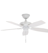 image Gazebo II 42 in IndoorOutdoor White Ceiling Fan