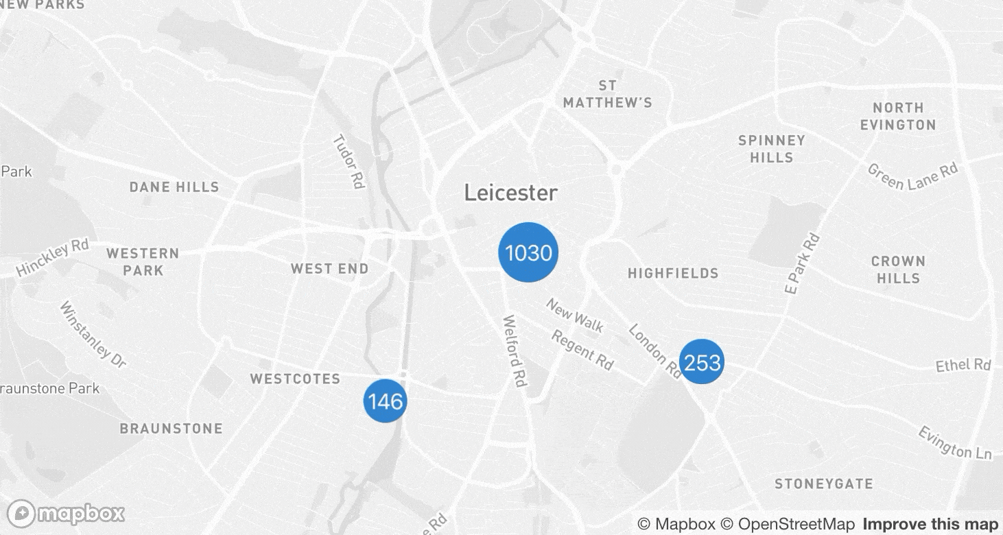 Mapbox Marker Clustering | Leigh Halliday