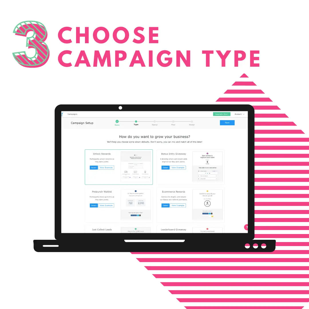 Choose Campaign Type graphic