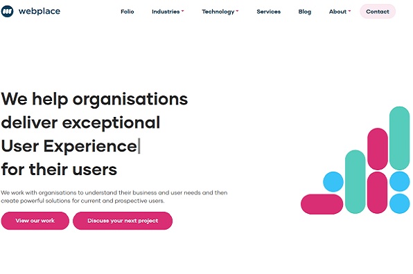Screenshot of Webplace Digital Agency