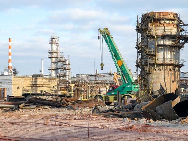 oil and gas refinery demolition services texas