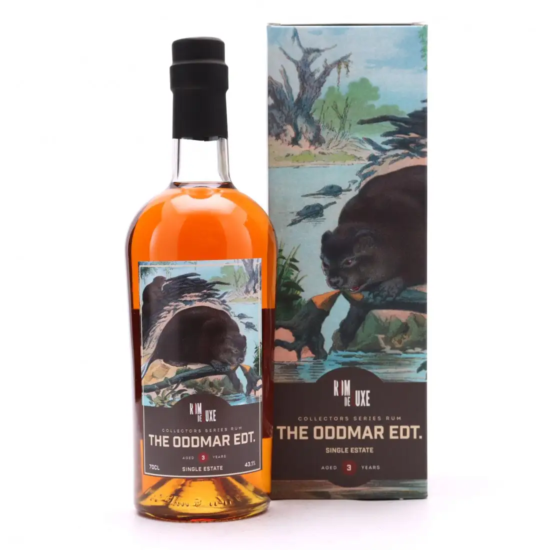 Image of the front of the bottle of the rum Collectors Series No. 4 The Oddmar Edition