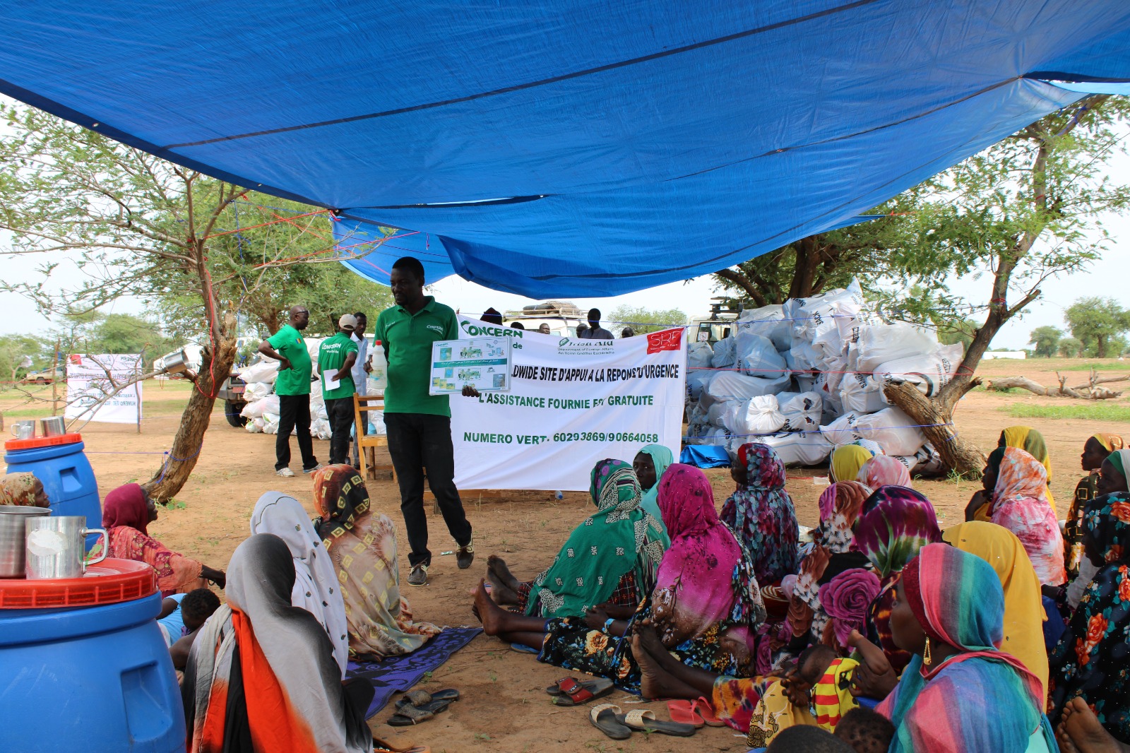 Concern programs at refugee camp in Chad