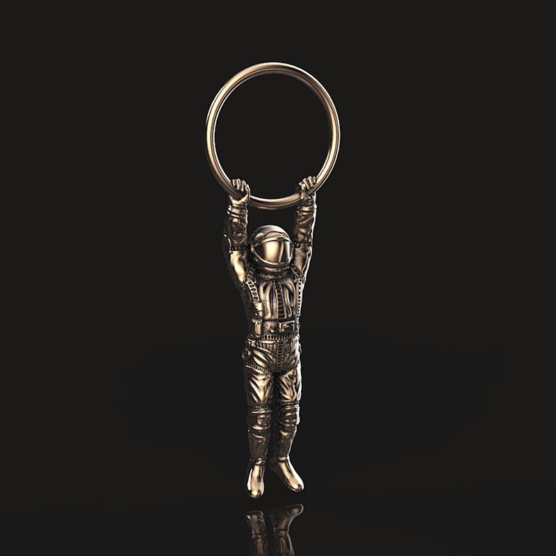 Retro Astronaut Pendant