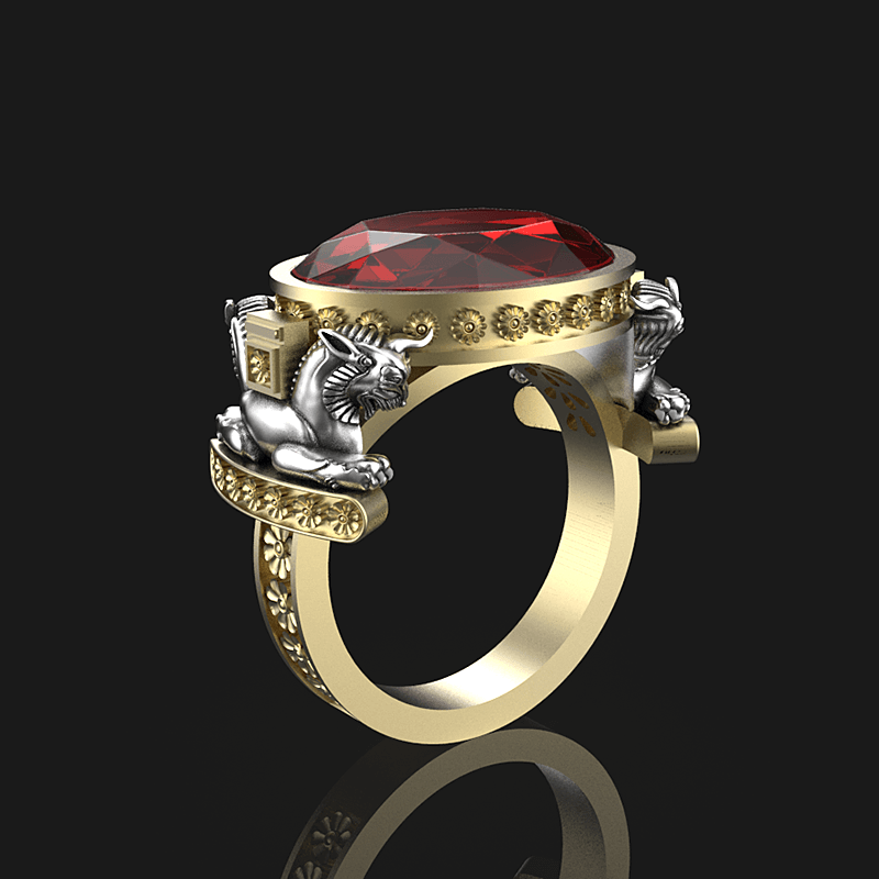 Ancient Persian Inspired Ring