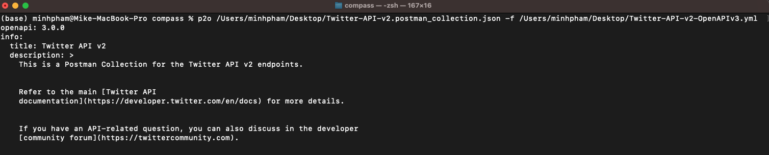Convert the Postman collection v2.1 to OpenAPI v3.1 YML