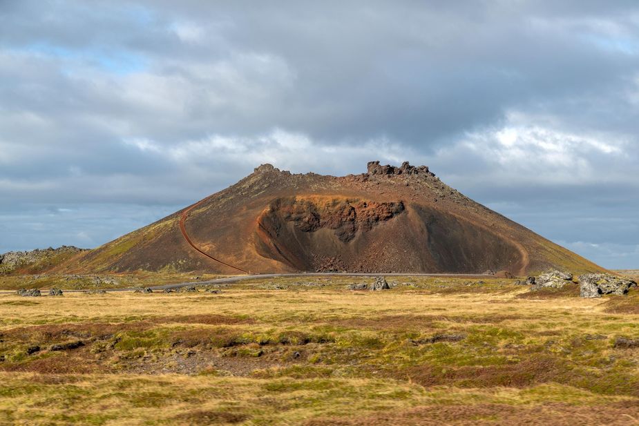 Vulkankrater Saxhólar, Nationalpark Snaefellsjökull, Island