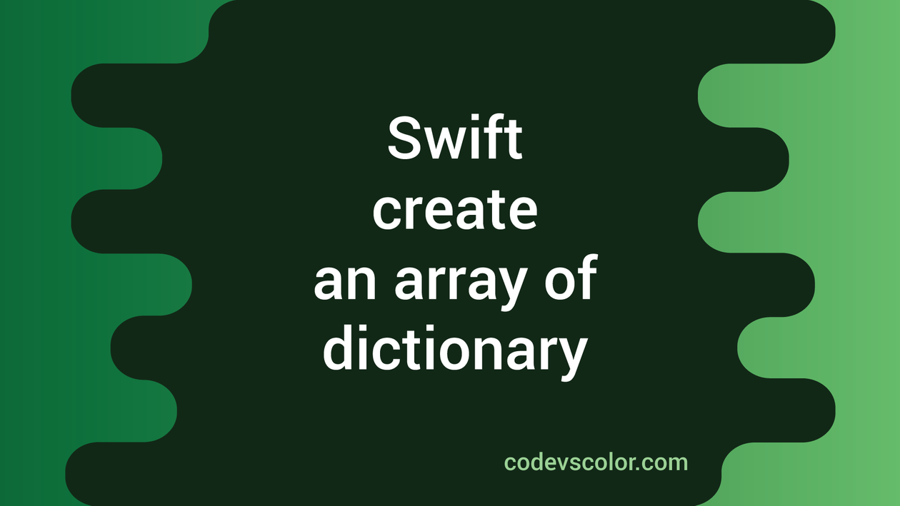 save dictionary array in user defaults swift