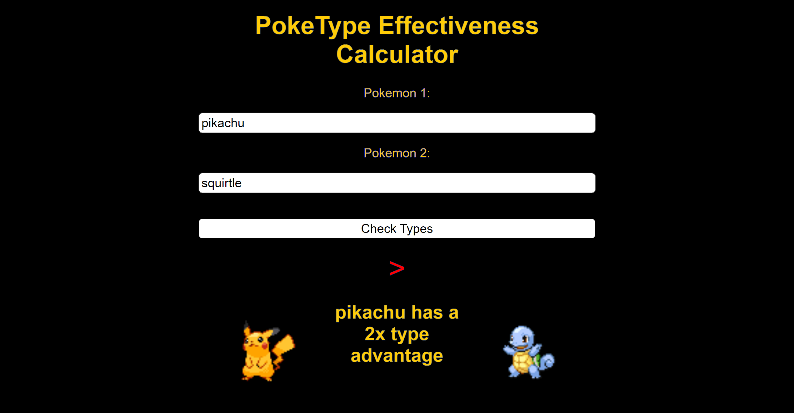Poketype Calculator Preview