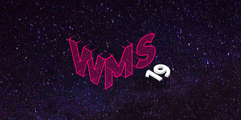 Image titled "WMS 19" featuring a space like background.