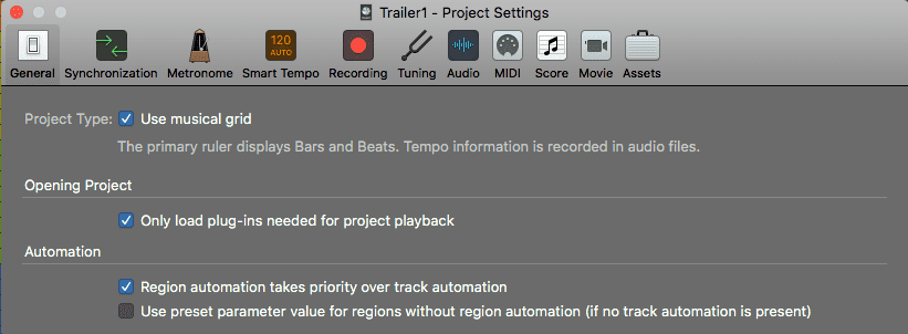 menu option for turning of dynamic plug-in-loading