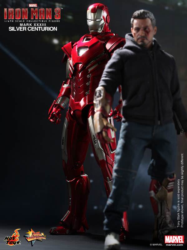 Iron man 3 silver centurion hot sale hot toys