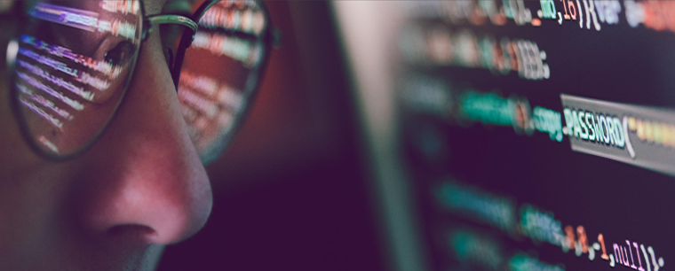 Sophos-CodeScan Case Study: Developer in front of screen