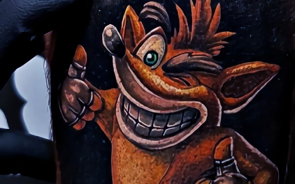 Gallery Tattoo - Crash Bandicoot 02