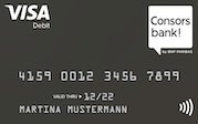 consorsbank visa debit card