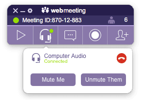 Integrated HD Audio for Online Meetings