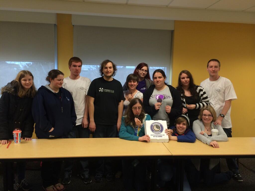 Animarathon Volunteers with Cookies at Animarathon XII.