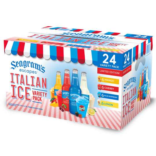 Italian Ice Variety 24 Pack Bottle