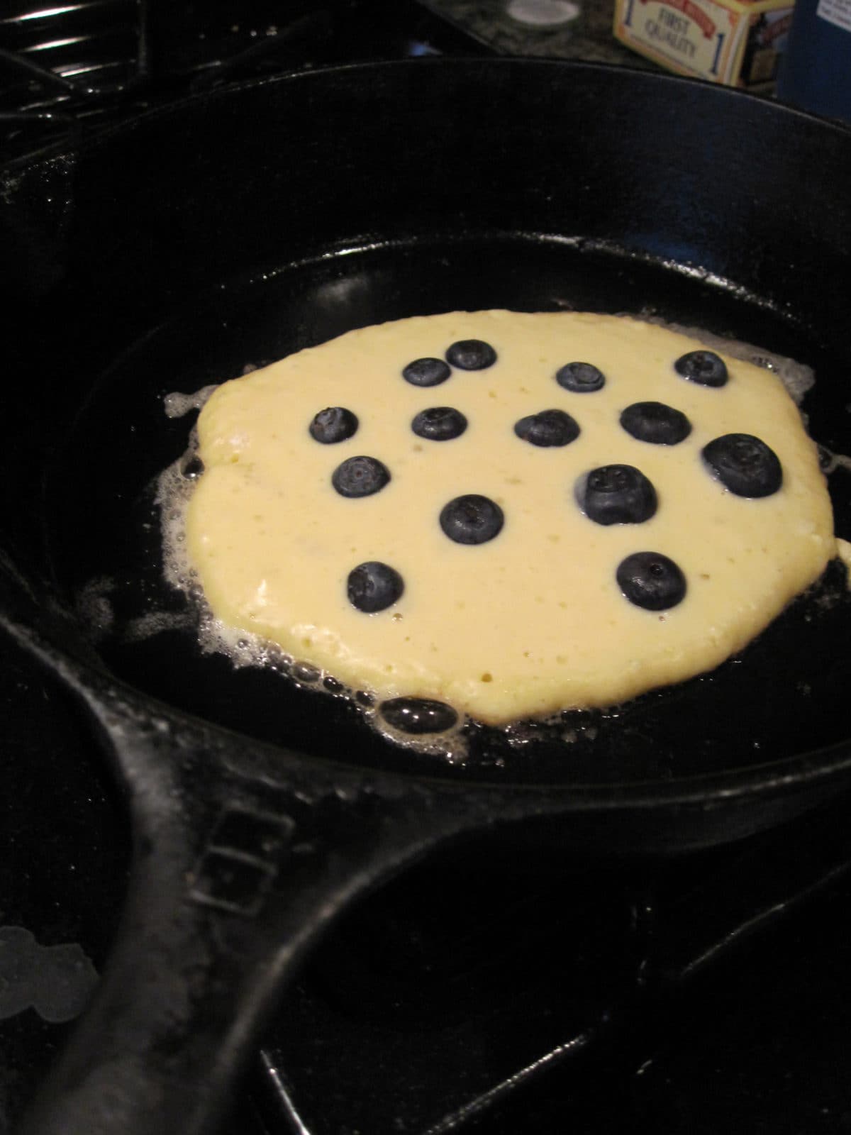 Blueberry pancake