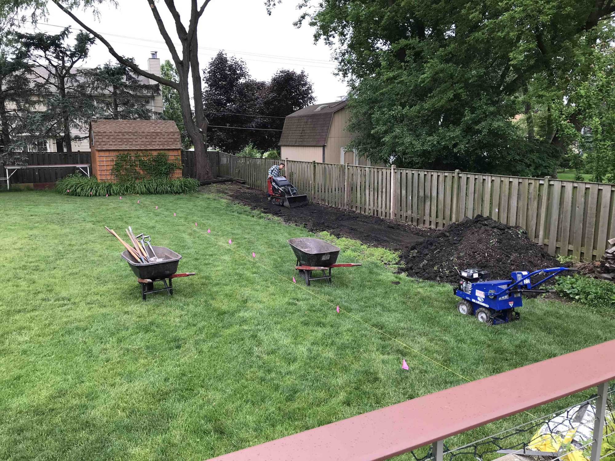 Excess dirt removal Excess dirt removal