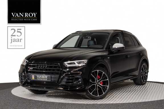Audi SQ5 3.0 TFSI 354pk Quattro Black Edition Panoramadak Luchtvering Valconaleder+Memory B&O Keyless Head-Up ACC Navi Matrix DriveSelect Camera 21"Performance Trekhaak Pdc