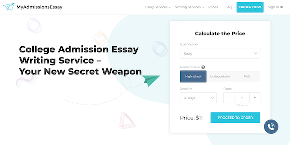 college entry essay writing service