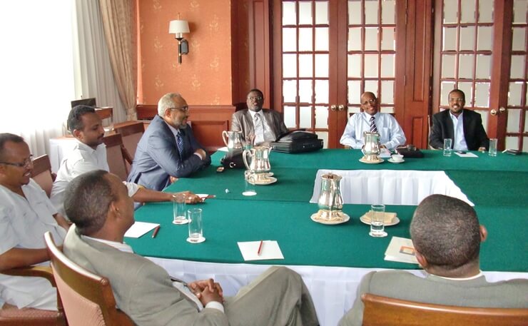 Sudanese participants at a CPHQ training workshop held in Kuala Lumpur, Malaysia in October 2020.