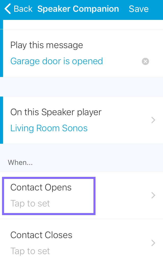 Contact opens